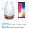 300ML Diffuser Essential Oil Diffuser Remote Control Aromatherapy Diffuser Mist Humidifiers with 7 Color LED Lights for Bedroom Office House Kitchen Yoga