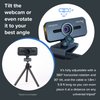 Creative Live! Cam Sync V3 2K QHD USB Webcam with 4X Digital Zoom (4 Zoom Modes from Wide Angle to Narrow Portrait View), Privacy Lens, 2 Mics, for PC and Mac… (Renewed)