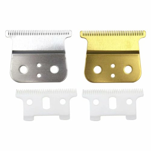 USonline911 2 Pairs Replacement T-Shaped Blade Hair Clippers Replacement T-Shaped Beard Trimmer Replacement Kit