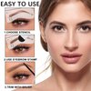 Eyebrow Stamp Stencil Kit Brow Stamp with 5pairs Reusable Eyebrow Stencil Kit Eye Brow Stamping Kit Eyebrow Stamp(Auburn)