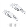 HJGarden 2pcs Easy-to-use Safety Latch with Locking Nose Adjustable Industrial Box Equipment Spring Hasp Stainless Steel Spring Latch