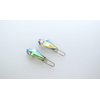 Generic 2 small crystal ab rhombus rhinestone hair clip barrettes fine hair