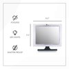 ToiletTree Products Deluxe LED Fogless Shower Mirror with Squeegee Anti-Fog Mirror - Adjustable Shaving Mirror with a Squeegee - Rust-Proof, Impact-Resistance Bathroom Shower Mirror