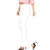 Cello Women's Juniors Mid Waist Skinny Fit Bootcut Pants (XL, White)