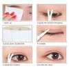 Eyelid Tape,Double Eyelid Strips,Droopy Eyelid Lifter,Self-Adhesive Eye Tapes Fiber for Droopy Mono-eyelids,480 Eyelid Tape 5ML Eyelid Cream Fork Rods & Tweezers
