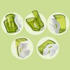 Framendino, 6 Pack Toothbrush Head Covers with Suction Cup Toothbrush Protective Case Great Toothbrush Cover Holder for Home Travel Outdoor Camping