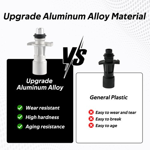 HIMARKLIF Upgrade Aluminum Engine Oil Cooler Inlet Connector Compatible With Land Rover Sport LR4 Range Rover Replace# LR030593 C2Z18658 LR028136 LR011997