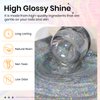 SUPWEE Holographic Nail Polish Gel -15ml Silver Glitter Gel Nail Polish Sparkle Mermaid Unicorn Effect High Glossy Shine UV Gel Nail DIY for Home Manicure