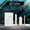 Ardell Nail Addict Premium Artificial Nail Set, Holographic Glitter, 24-Pc, Medium, Almond-Shape, DIY Press-On Nails, Quick and Easy to Apply, with Glue, Cuticle Stick and Nail Filev