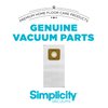 Simplicity Vacuums SAH-6 Certified Hepa Vacuum Replacement Bags, Fits with S20EZM Allergy Upright Vacuum Cleaner, Symmetry and 6 Series, Type A Bags, 6-pack Set