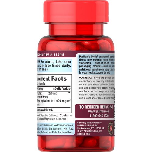Puritan's Pride Tart Cherry Extract 1000 Mg