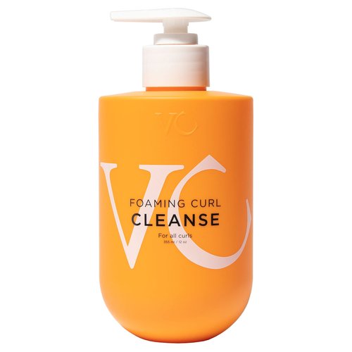 VICIOUS CURL Foaming Curl Cleanse – Clarifying Shampoo for All Curly Hair Types – Curl Enhancing, Moisturizing, Hydrating Frizz-Free, Enhanced Bounce – Sulfate; Paraben and Silicone Free, 12 Fl Oz