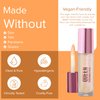 Queen Cosmetics Lip Plumper Gloss, 0.5 Fl Oz. High Shine Finish, Long Lasting Paraben Free Hyaluronic Acid & Vegan - Hydrating Lip Gloss & Moisturizing Mega Volume Lip Plumping Gloss (Glazed Donut)