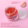 SWETIYOU Hair Gel for Curly Hair, Extreme Hold Hair Gel, Styling Gel for Thick, Curly Hair, Travel Size, Strawberry-Flavored Braid Gel