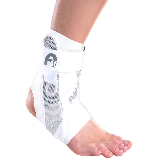 Aircast A60 Ankle Support Brace, Right Foot, White, Small (Shoe Size: Men's 4-7 / Women's 5-8.5)