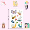 30 Sheets 380PCS Temporary Tattoos for Kids Glow in the Dark Tattoos for Boys Girls Birthday Decorations Face Makeup Tattoos Stickers, Holiday Party Supplies