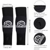 Topbuti 4 Pcs Volleyball Accessories Volleyball Knee Pads Volleyball Arm Sleeves Protection Volleyball Headband Drawstring Bag for Women Girls Youth Teens Training