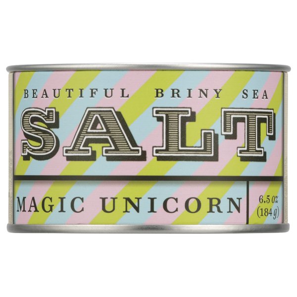 BEAUTIFUL BRINY SEA Magic Unicorn Sea Salt, 6.5 OZ