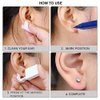 Ear Piercing Gun - Silmy 6 Pack Ear Piercing Kit Disposable Self Ear Piercing Gun with Ear Stud and Clean Tool Pierce Kit Tool for Nose Studs Cartilage Tragus Helix Piercing Gun