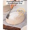 Bread Lame Dough Scoring Tool with Storage box, Pre Installed Blade Open Ready to Use, Included 10 Blades, Pattern Marking String, Cut Proof Finger Cots,Wood Handle with Magnetic, for Sourdough Baking