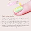 beetles Gel Polish Latex Liquid 2 * 15ml Nail Simple Peel off Cuticle Guard for Nail Polish Nail Art Liquid Latex Barrier Protector White Gel Polish Manicure Nails Design for women