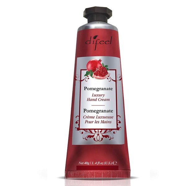 Difeel Ever Rich Hand Cream - Pomegranate with 100% Pure Natural Vitamin E Oil 1.4 ounce (6-Pack)