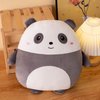 lannery Panda Plush Pillow, Panda Stuffed Animal Toy Kawaii Panda Plushies Hugging Pillow Gifts for Room Decor Birthday Valentine Day, 8 inch