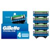 Gillette ProGlide Razor Refills for Men, 4 Razor Blade Refills