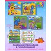 Dino-Buddies® Coloring & Activity Pack #2 - Cute Dinosaur Coloring Book with Stickers, Make-A-Face & Motivational Sheets - Activities for Kids Ages 3+