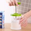 Manual Professional Whipping Cream Dispenser - Handheld DIY Whipped Cream Dispenser - Perfect Cream Whipper Maker for Gift,Lid,15-Ounce Capacity (450ml) (Green)