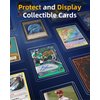 100 Count Card Protectors Hard Plastic, 3" x 4" Hard Card Sleeves Protector for Baseball Sport Trading Card, Clear Card Holder for Storing, Protecting and Displaying Collectible Cards