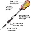 Viper Jaguar 80% Tungsten Soft Tip Darts with Storage/Travel Case, Coarse Knurling, 18 Grams