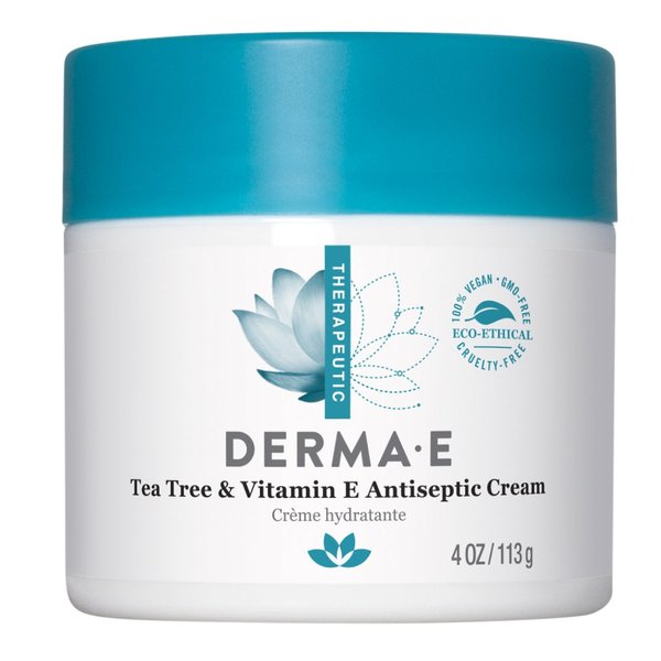 derma e Soothing Skin Treatment, Tea Tree & E Antiseptic Crme, 4 oz (113 g)