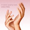 Tammy Taylor Acrylic Tapered Square Nail Extensions | Full Coverage, Natural Lightweight, Long Lasting, Salon Grade Professional Pre Etched Acrylic Nail Tips | Whitest White Fake Nails, 20 count