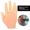Tattoo Practice Hand Fake Skin Silicone Soft Tattoo Practice Fake Hand for Tattoo Artists Beginners Mannequin Hand for Tattoo Artists and Beginners (Right Hand)