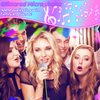 Eerrhhaq 6 PCS Microphone Prop,Plastic Fake Microphone,Stage Glittered Microphone Prop for Kids,Halloween Christmas Karaoke,Costume Prop,Birthday Party