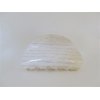 Glossy white washed wood effect hair claw clip
