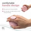 FABCARE Scalp Massager for Hair Growth | Hair Scalp Scrubber & Scalp Brush for Dry Hair & Wet Hair |Shampoo Brush Scalp Massager, for Use in The Shower | Exfoliator for Dandruff Removal (Pink)