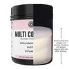 Collagen with Biotin, Hyaluronic Acid, Vitamin C, 1 lb Powder. Hydrolyzed Multi Peptide Protein. Types I, II, III, V, X, Collagen for Hair, Skin, Nails*. Collagen Supplement for Women, Men