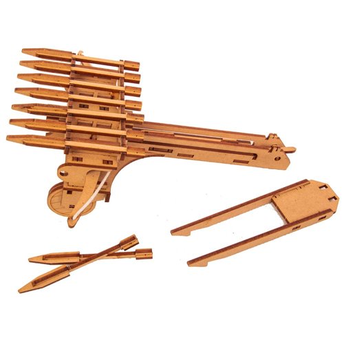 I BUILT IT - Scorpion - Set of 2 Ballistae - 3D Wooden Puzzle - Mechanical Model Building Kit for Adults & Kids, Educational Toy, Creative Gift, Fun DIY Family Activity, Puzzle for Adults, Medieval