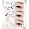 Heart Percent Dote On Mood Gel Eyeliner Pencil, Long-Lasting Waterproof Smudge Proof Smooth Retractable Eye Liner Pencil with Built-In Sharpener (03. Light Beige)