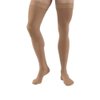 JOBST Relief 20-30 mmHg Compression Socks, Thigh High with Silicone Band, Beige, Small