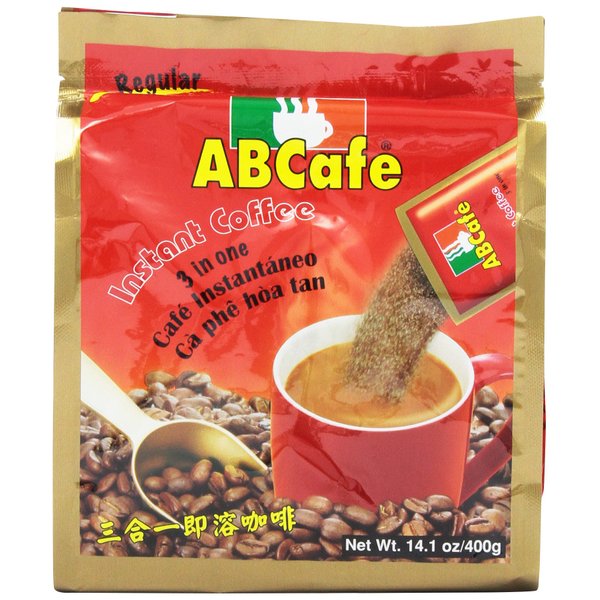 ABCafe 3 in 1 Instant Coffee, Regular, 20-Count