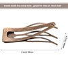 Chinco 24 Pieces Double Grip Hair Clips Metal Snap Hair Clips Women Hair Barrettes for Hair Making, Salon Supplies (Red Ancient Bronze, 2 Inch)
