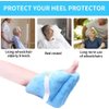 1 Piece Foot Support Pillow-Heel Cushion Protector Pillow for Relieveing Foot Pressure，Blue
