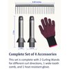 Automatic Curling Wands Attachments with 2 Curlers for Dyson Supersonic Hair Dryer Airwrap, Waver Styling Iron Tool Blow Dryer Accessories Set Detangling comb and Heat-Resistant Glove
