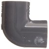 Spears 406-G Series PVC Pipe Fitting, 90 Degree Elbow, Schedule 40, Gray, 1/2" Socket