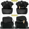 Military Tactical Drop Thigh Pouch Bag Cross Over Leg Concealed Carry Leg Convertible Shoulder Bag with Double Removable Pistol Holster