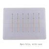 MZCMSL 6pcs Ball Head Cuticle Nail Drill Bits for Nail Prep,3/32 Shank Electric Nail Tool (φ3.0mm)