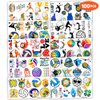 100PCS Cute Volleyball Tattoos Temporary Stickers Theme Birthday Party Decorations Supplies Favors Cool Funny Summer Beach Games Tattoo Sticker Gifts For Kids Boys Girls School Prizes Carnival